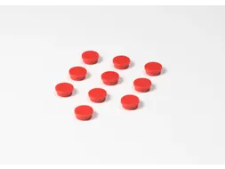Memomagneten Smit Visual Rond 20mm Rood 10 stuks