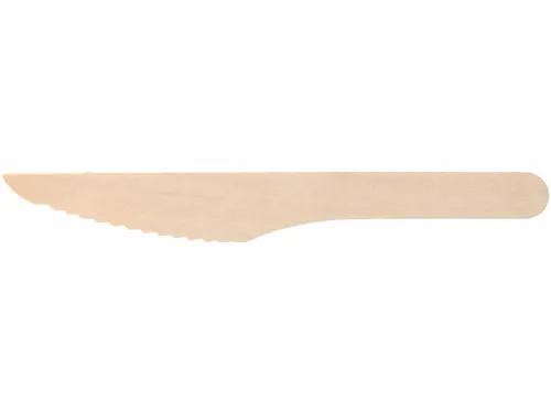 Papstar Mes Pure uit hout 16,5cm 250 stuks