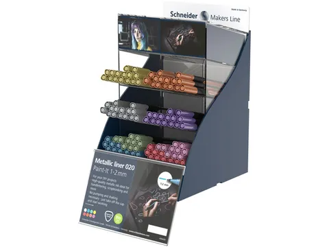 Metallic liner Schneider Paint-It 020 1-2mm 100st. SIS-display Engels
