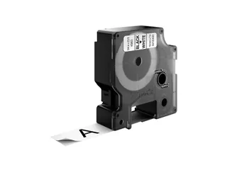 Labeltape Dymo 45803 D1 S720830 19mmx7m zwart op wit - 8