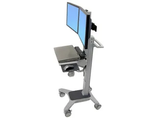 Computertrolley Neo-Flex Dual Wideview Workspace - 1