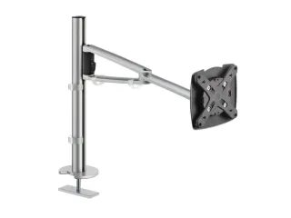 monitorarm,zuil/2-dlg. arm,m. tafelbevestiging,H 400mm,alu/kunststof - 1