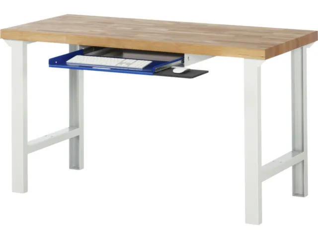 support clavier escamotable,p. établi,HxlxP 85x640x485mm,force 20kg