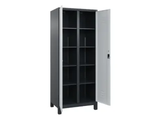 wasgoedverdeelkast,HxBxD 1950x800x500mm,vak B 400mm,draaigrendel - 2