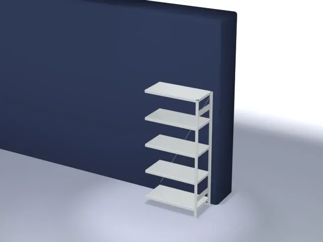 systeemstelling,aanbouwveld,HxBxD 2000x1010x535mm,vakl. 330kg