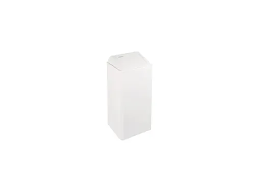 Afvalbak Staal Wit 80 Liter Met Push Klep