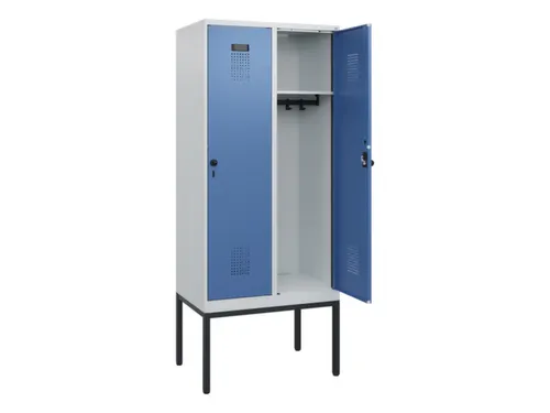 schoollocker,HxBxD 1950x800x500mm,2vak,vak B 400mm,draaigrendel
