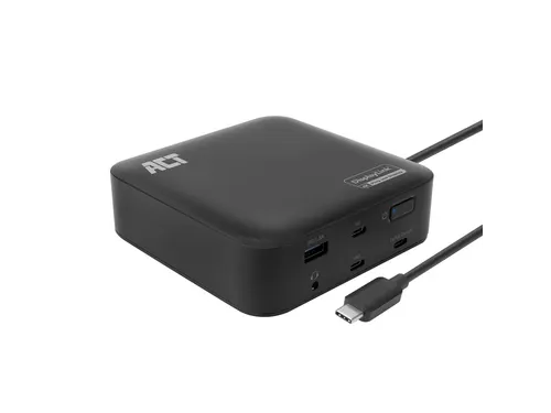 Dockingstation ACT USB-C Dual Monitor met Power Delivery