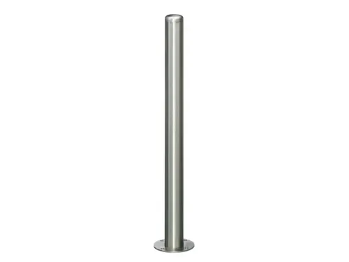 Afzetpaal Rvs Ø 61Mm Met Bodemplaat Schuifmontage