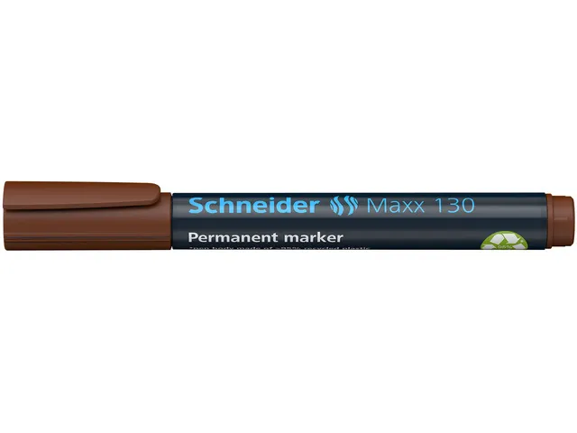 Marker Schneider Maxx 130 permanent ronde punt bruin