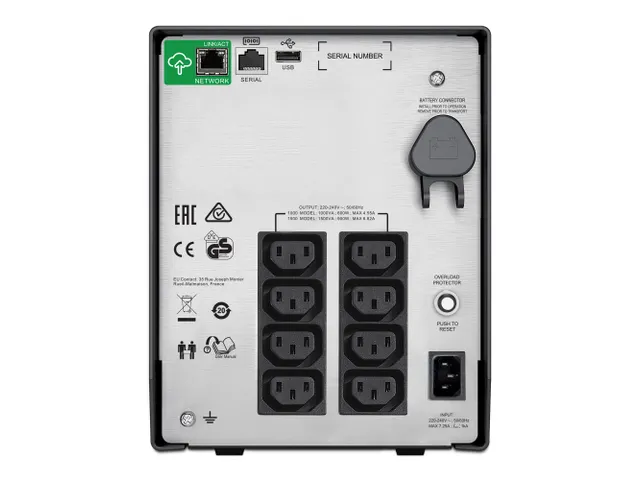 APC Smart-UPS SMC1500IC Onduleur - 8x C13, USB, SmartConnect, 1500VA