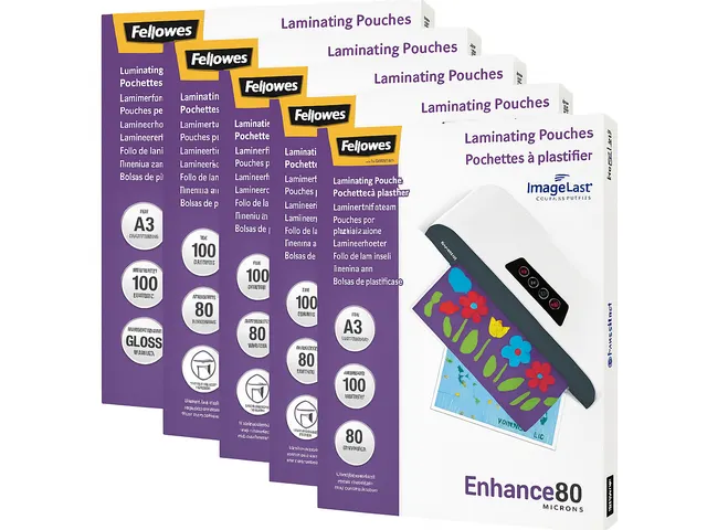 Lamineerhoes Fellowes A3 80 micron Glanzend Voordeelbundel