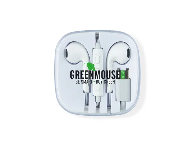 Oortelefoon GreenMouse USB-C blister