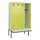 locker met bank,HxBxD 2120x1200x815mm,4vak,vak B 300mm,cilinderslot