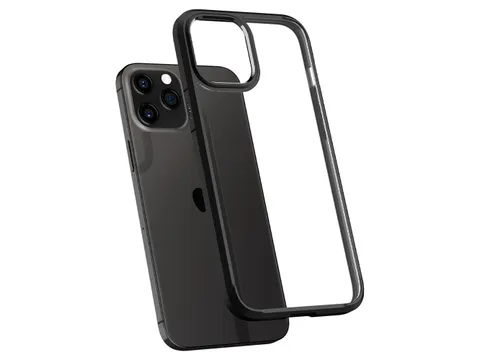 Ultra Hybrid Backcover voor de iPhone 12 (Pro) Zwart