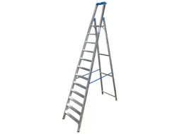 Ladder Aluminium Bordes H 2 80M 12Treden Incl. Bordes
