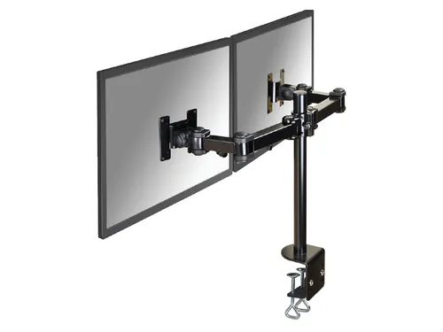 Monitorarm FPMA-D960D 2 Schermen 10-27 Inch met Klem Zwart