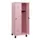 schoollocker,HxBxD 1630x600x500mm,2vak,vak B 300mm,draaigrendel,voeten