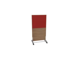 scheidingswand,HxB 1545x800mm,NT-cherry,BN4011-rood - 2