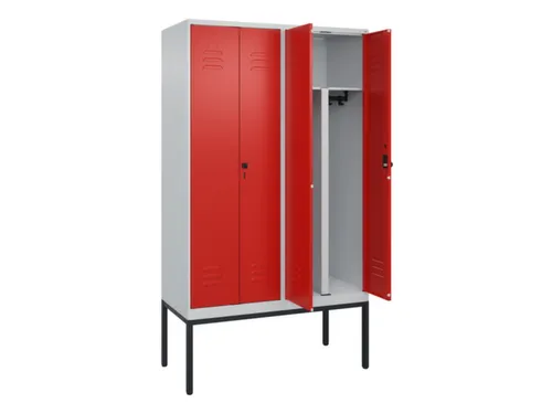 PBM-locker,HxBxD 2120x1200x500mm,4vak,vak B 300mm,draaigrendel