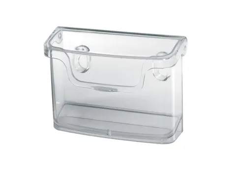 buitenvisitekaarthouder Sigel wandmodel 105x76x45mm transparant acryl