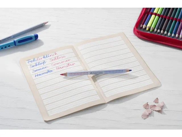 Kleurpotlood Faber-Castell Jumbo Grip Bicolor