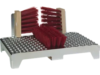 Classic 0810 zolenreiniger metaal bezem 2513 37x49cm - 1