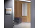 Plaque de porte Crystal Sign 210x210mm Transparent