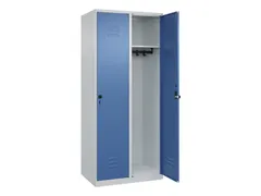 locker,HxBxD 1850x800x500mm,2vak,vak B 400mm,draaigrendel