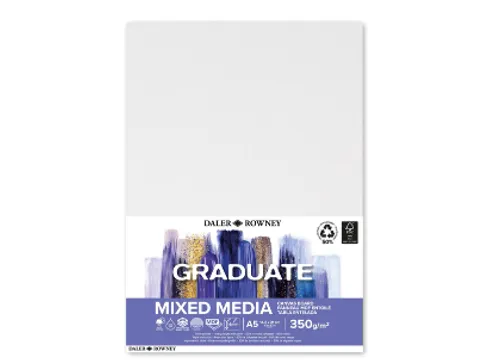 Canvasboard Daler Rowney Graduate A5 wit