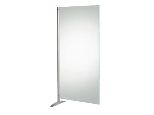 Scheidingswandsysteem 1750x 800mm Acrylelement Voet Wit