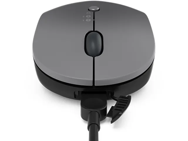 Lenovo Go Multi-Device Muis ambidextrous optisch RF-draadloos Bluetoot