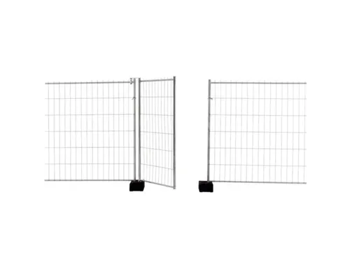 mobiel hek,deurelement,HxB 2000x1200mm,maaswijdte 300x100mm