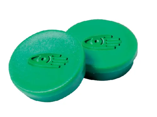 Magneet Legamaster 30mm 850gr groen 10 stuks
