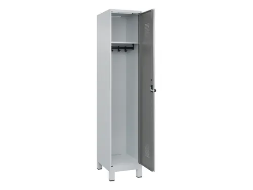 locker,HxBxD 1950x400x500mm,1vak,vak B 400mm,draaigrendel,voeten