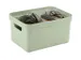 Sigma Home opbergbox 13L groen - 35x24,6x18,3cm