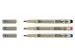 Fineliner Sakura Pigma Micron 0,4mm assorti blister 3 pièces