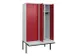 locker voor scheiding van kleding,HxBxD 2120x1200x815mm,4vak