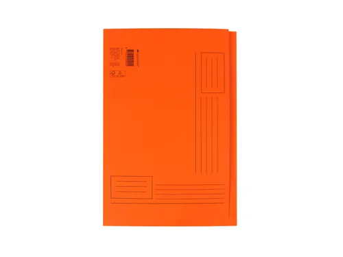Vouwmap Quantore Folio ongelijke zijde 250gr oranje