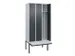 locker voor scheiding van kleding,HxBxD 2120x900x815mm,3vak