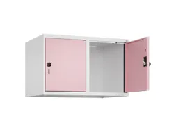 opzetkast,v. locker,2vak.,vak B 400mm,HxBxD 500x800x500mm,draaigrendel