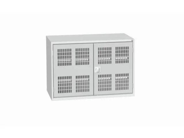 universele kast,HxBxD 800x1300x550mm,2xStalen bodem,draaigrendelslot