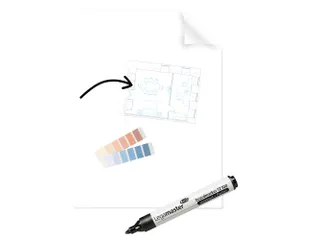 Legamaster Magic-Chart Clearboard Folie 60x80cm Transparant 25 vel - 4