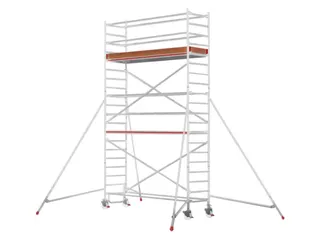 rolsteiger,reik H 6,4m,steiger H 5,64m,2platform(s),m. luik - 1