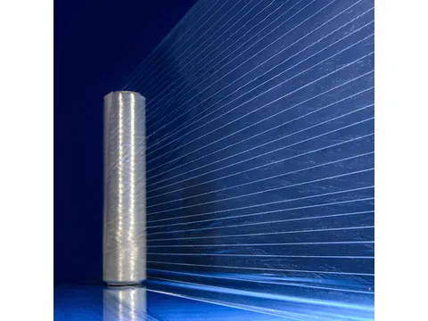 Voorgerekte handrekfilm 420mmx600m 7 µm Transparant 6 rollen