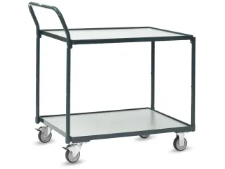 Tafelwagen 2241-7016 200kg 910x610mm 2 etages hout RAL7016 - 1