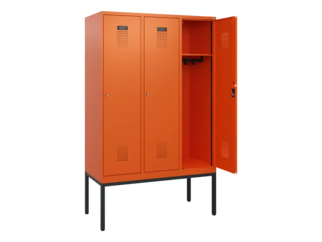 schoollocker,HxBxD 1950x1200x500mm,3vak,vak B 400mm,cil.-slot