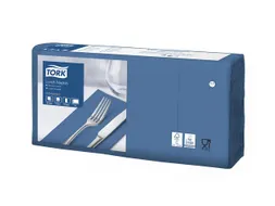 Lunchservet Tork Advanced 1/8 vouw 2-laags 328x325mm 200 vel donkerbla
