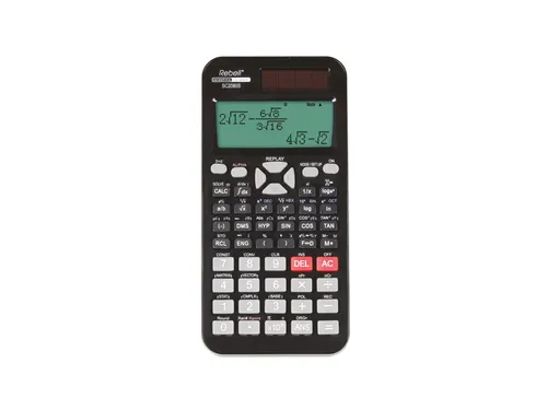 Calculator Rebell-SC2080S-BX zwart wetenschappelijk