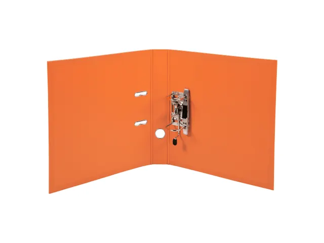 Classeur à levier PVC A4 dos de 50mm. - Orange